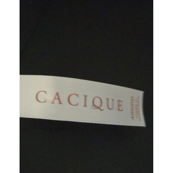 Cacique Women's Underwire Lightly Lined balconette black size 40DDD - Picture 4 of 6